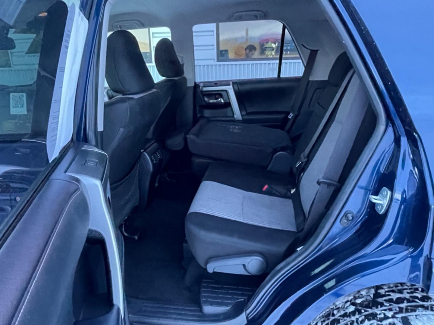 2021 Blue /charcoal cloth Toyota 4Runner SR5 4WD (JTEMU5JR4M5) with an 4.0L V6 DOHC 24V engine, 5A transmission, located at 1960 Industrial Drive, Wasilla, 99654, (907) 274-2277, 61.573475, -149.400146 - Photo#10